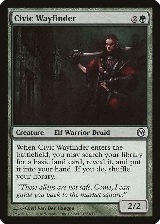 Civic Wayfinder in the group Magic the Gathering / Types / Creatures / Warrior at Proxyprinters.com (67832)