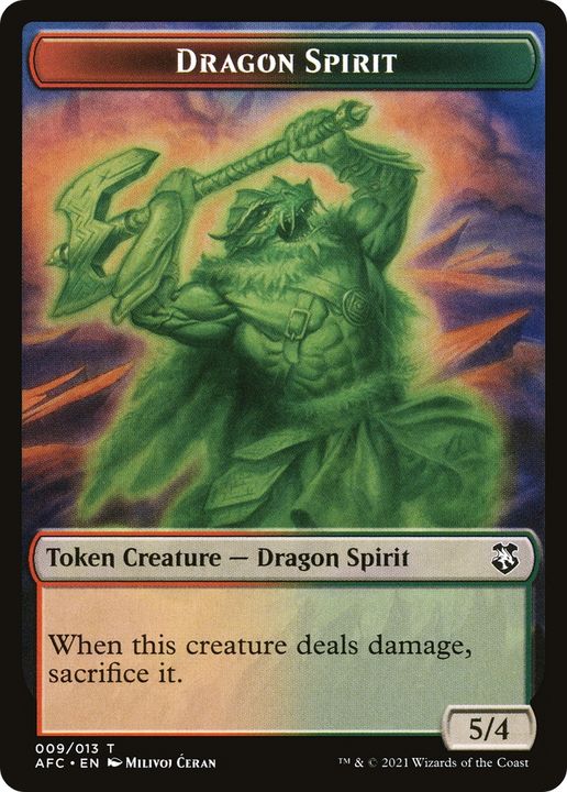 Dragon Spirit in the group Magic the Gathering / Types / Colors / Multicolors / G, R at Proxyprinters.com (67834)