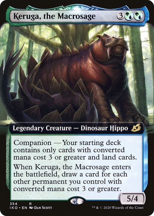 Keruga, the Macrosage in the group Magic the Gathering / Types / Colors / Multicolors / G, U at Proxyprinters.com (6784)