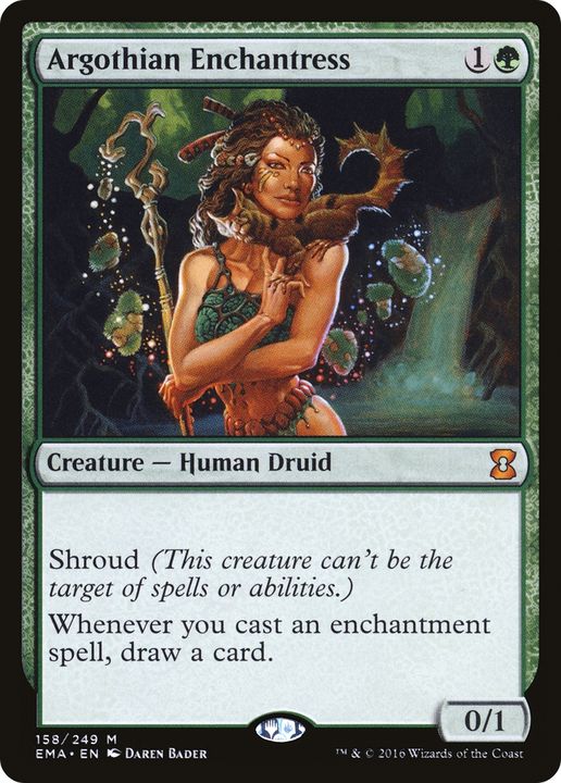 Argothian Enchantress in the group Magic the Gathering / Types / Creatures / Human at Proxyprinters.com (67846)