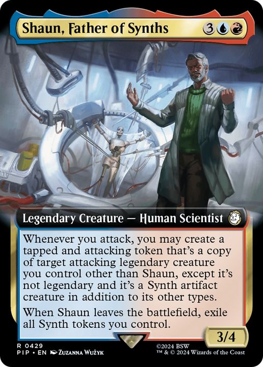 Shaun, Father of Synths in the group Magic the Gathering / Types / Colors / Multicolors / R, U at Proxyprinters.com (67849)