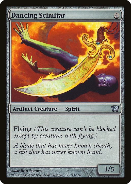 Dancing Scimitar in the group Magic the Gathering / Types / Colors / Colorless at Proxyprinters.com (67868)