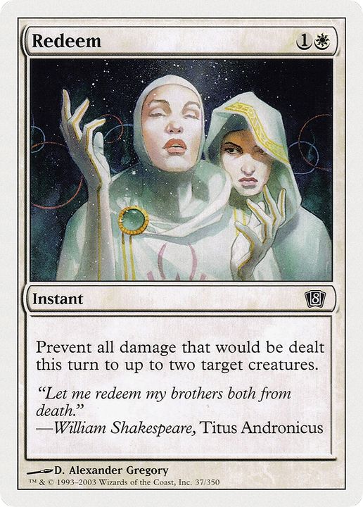 Redeem in the group Magic the Gathering / Types / Colors / White at Proxyprinters.com (67872)