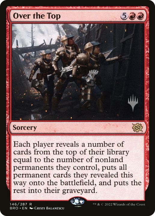 Over the Top in the group Magic the Gathering / Types / Colors / Red at Proxyprinters.com (67886)