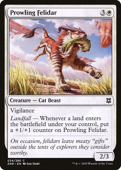 Prowling Felidar in the group Magic the Gathering / Types / Colors / White at Proxyprinters.com (67913)