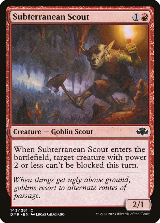 Subterranean Scout in the group Magic the Gathering / Types / Creatures / Goblin at Proxyprinters.com (67951)