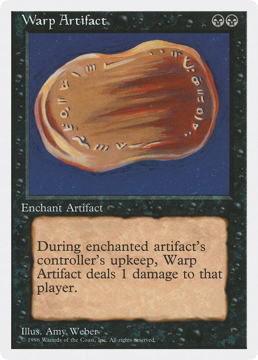 Warp Artifact in the group Magic the Gathering / Types / Colors / Black at Proxyprinters.com (67954)