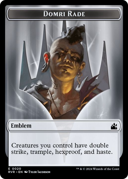 Domri Rade Emblem in the group Magic the Gathering / Types / Colors / Colorless at Proxyprinters.com (67956)