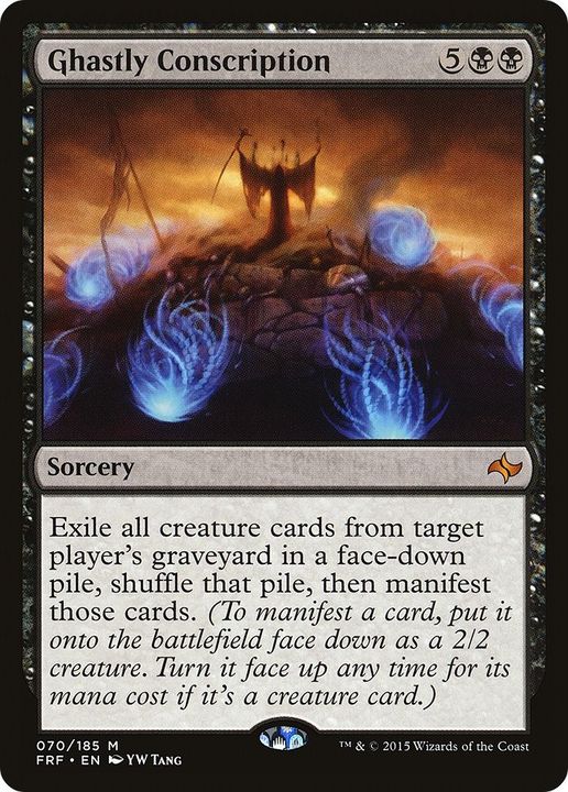 Ghastly Conscription in the group Magic the Gathering / Sets / Fate Reforged at Proxyprinters.com (6797)