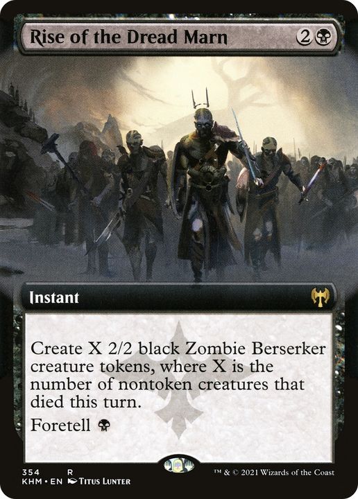 Rise of the Dread Marn in the group Magic the Gathering / Types / Colors / Black at Proxyprinters.com (67982)