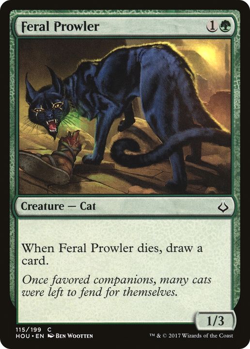 Feral Prowler in the group Magic the Gathering / Types / Colors / Green at Proxyprinters.com (67993)