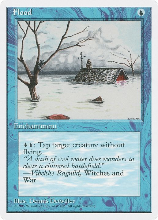 Flood in the group Magic the Gathering / Types / Enchantment / Enchantment at Proxyprinters.com (68003)