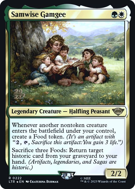 Samwise Gamgee in the group Magic the Gathering / Types / Colors / Multicolors / G, W at Proxyprinters.com (68005)