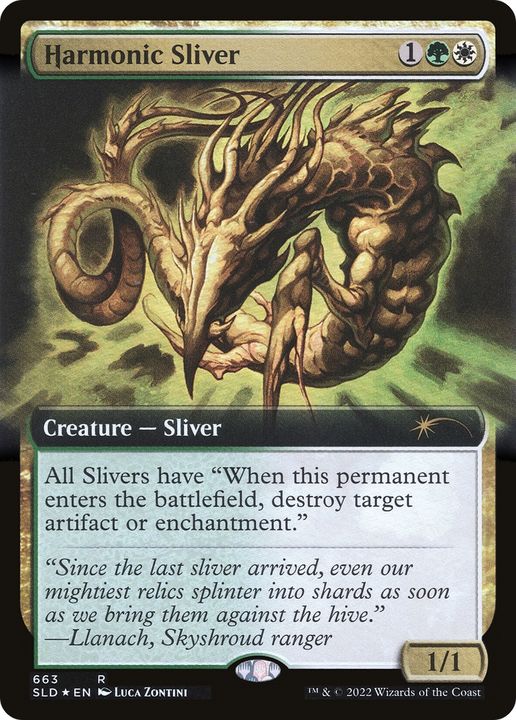 Harmonic Sliver in the group Magic the Gathering / Types / Colors / Multicolors / G, W at Proxyprinters.com (68019)