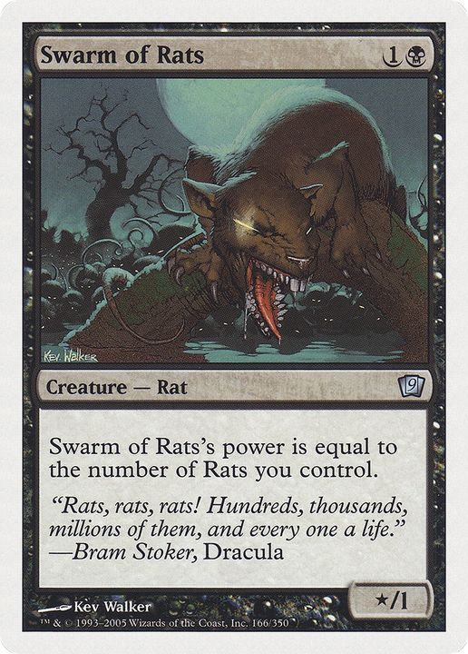 Swarm of Rats in the group Magic the Gathering / Types / Colors / Black at Proxyprinters.com (68025)