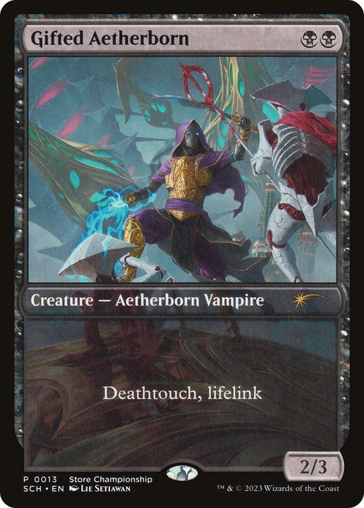 Gifted Aetherborn in the group Magic the Gathering / Types / Colors / Black at Proxyprinters.com (68057)