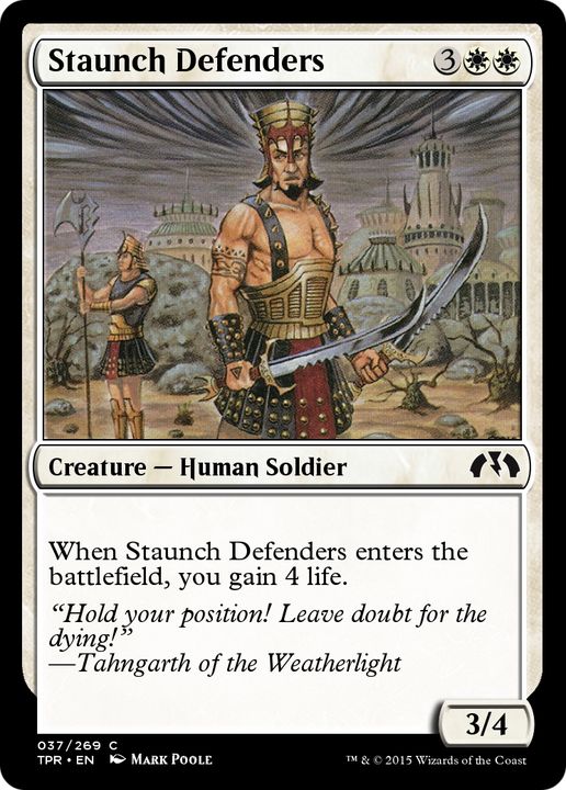 Staunch Defenders in the group Magic the Gathering / Types / Creatures / Human at Proxyprinters.com (68077)