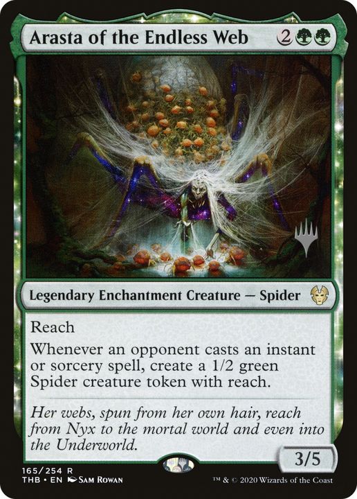 Arasta of the Endless Web in the group Magic the Gathering / Types / Enchantment / Legendary Enchantment at Proxyprinters.com (68082)