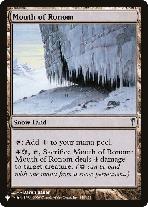 Mouth of Ronom in the group Singles at Proxyprinters.com (68083)