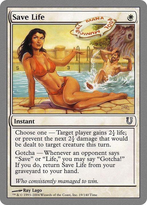 Save Life in the group Magic the Gathering / Sets / Unhinged Promos at Proxyprinters.com (68092)