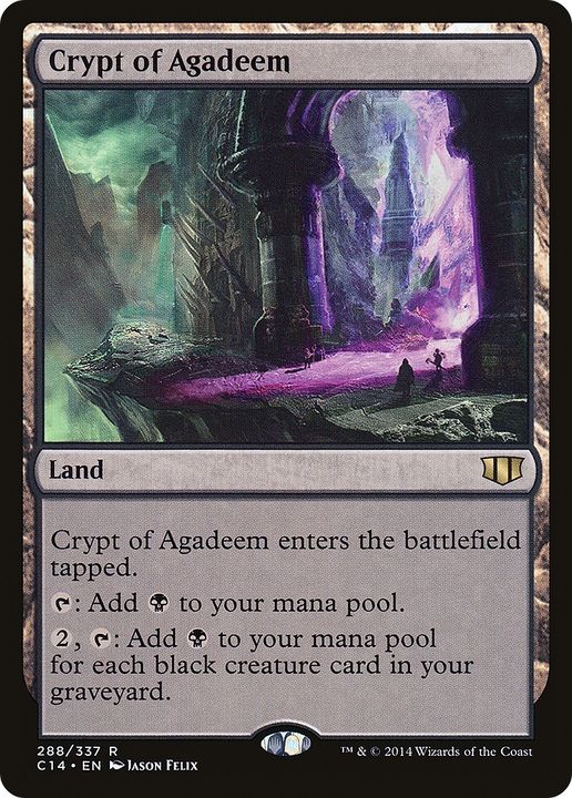 Crypt of Agadeem in the group Magic the Gathering / Sets / Commander 2014 at Proxyprinters.com (68098)