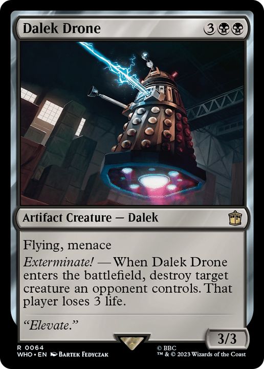 Dalek Drone in the group Magic the Gathering / Types / Colors / Black at Proxyprinters.com (68168)