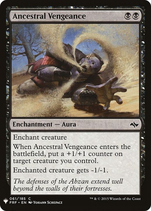 Ancestral Vengeance in the group Magic the Gathering / Sets / The List at Proxyprinters.com (6817)