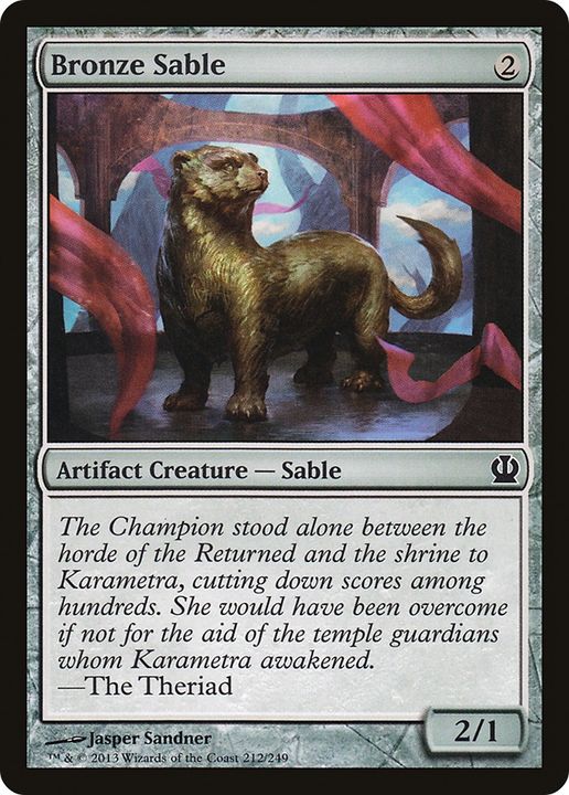 Bronze Sable in the group Magic the Gathering / Types / Colors / Colorless at Proxyprinters.com (68179)