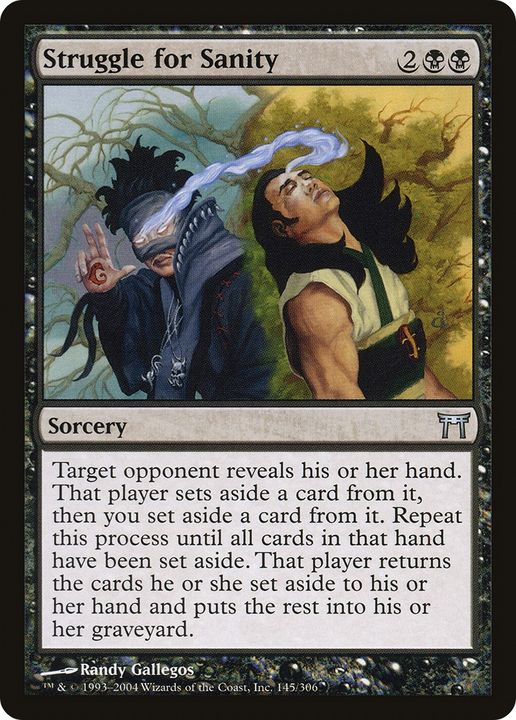 Struggle for Sanity in the group Magic the Gathering / Types / Colors / Black at Proxyprinters.com (68184)