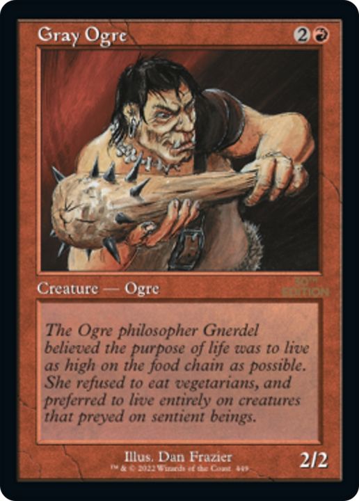 Gray Ogre in the group Magic the Gathering / Types / Colors / Red at Proxyprinters.com (68205)