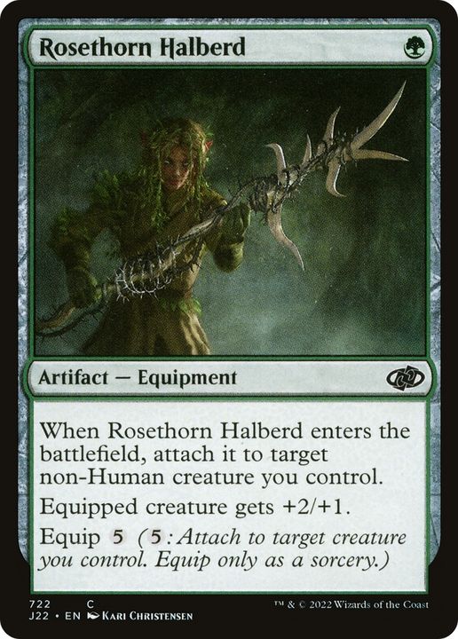 Rosethorn Halberd in the group Magic the Gathering / Sets / Jumpstart 2022 at Proxyprinters.com (68232)