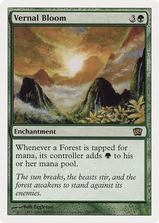 Vernal Bloom in the group Magic the Gathering / Types / Enchantment / Enchantment at Proxyprinters.com (68257)