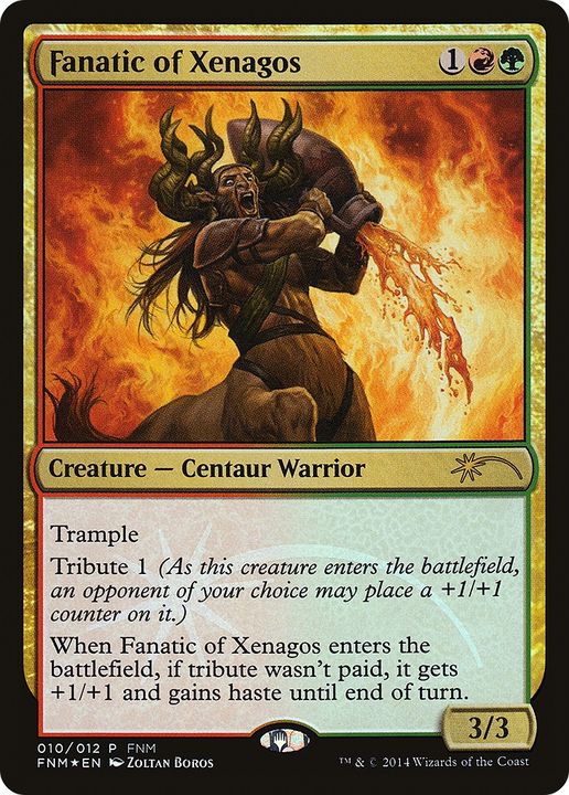 Fanatic of Xenagos in the group Magic the Gathering / Types / Colors / Multicolors / G, R at Proxyprinters.com (68276)