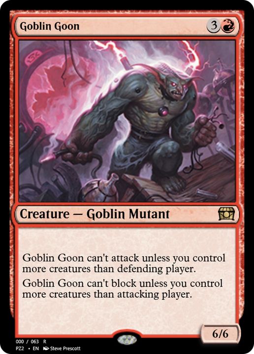 Goblin Goon in the group Magic the Gathering / Types / Creatures / Goblin at Proxyprinters.com (68287)