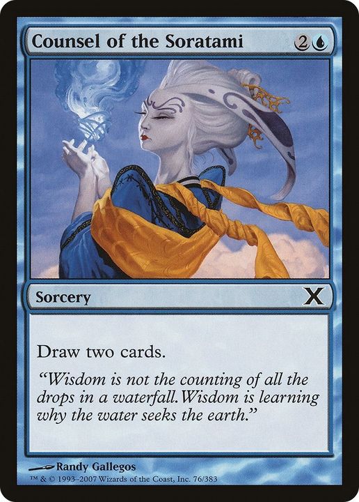 Counsel of the Soratami in the group Magic the Gathering / Types / Colors / Blue at Proxyprinters.com (6830)