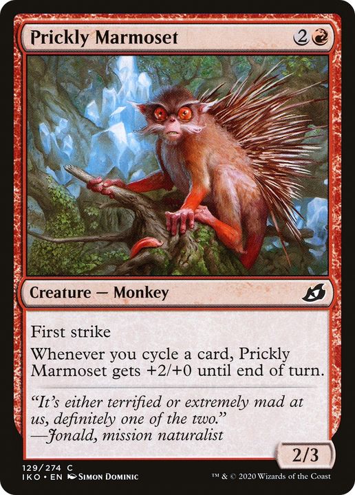 Prickly Marmoset in the group Magic the Gathering / Sets / Ikoria: Lair of Behemoths at Proxyprinters.com (68319)