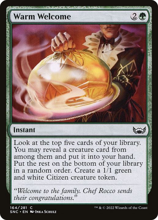 Warm Welcome in the group Magic the Gathering / Types / Colors / Green at Proxyprinters.com (68320)