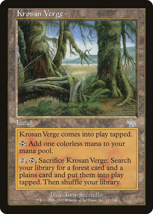 Krosan Verge in the group Magic the Gathering / Types / Colors / Colorless at Proxyprinters.com (68330)