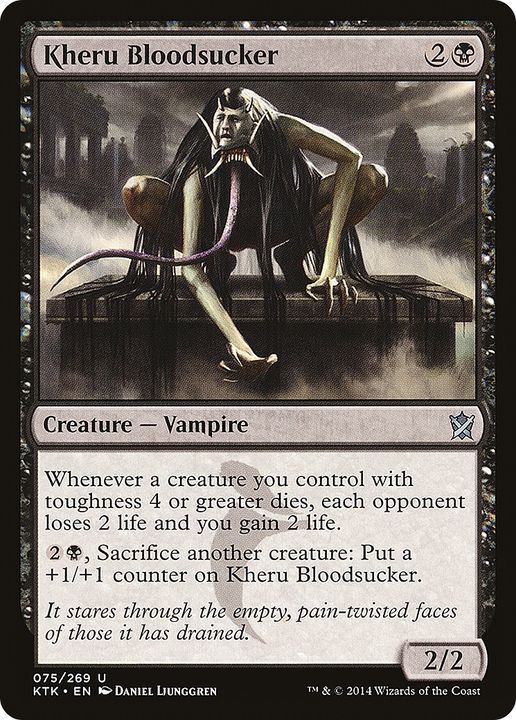 Kheru Bloodsucker in the group Magic the Gathering / Sets / Khans of Tarkir at Proxyprinters.com (68358)