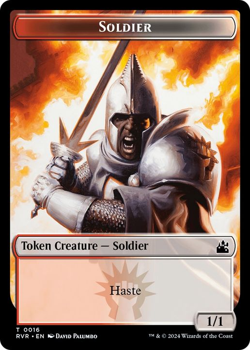 Soldier in the group Magic the Gathering / Types / Colors / Multicolors / R, W at Proxyprinters.com (68367)