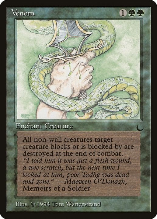 Venom in the group Magic the Gathering / Types / Colors / Green at Proxyprinters.com (68385)