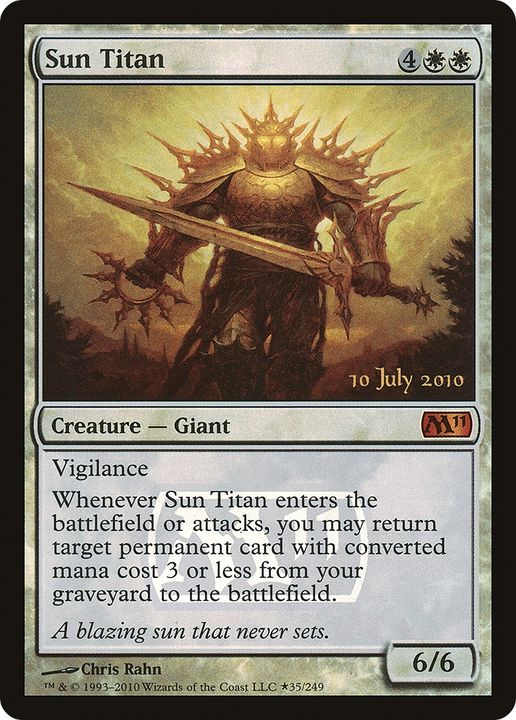 Sun Titan in the group Magic the Gathering / Types / Colors / White at Proxyprinters.com (68389)