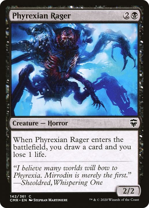 Phyrexian Rager in the group Magic the Gathering / Sets / Commander Legends at Proxyprinters.com (68397)