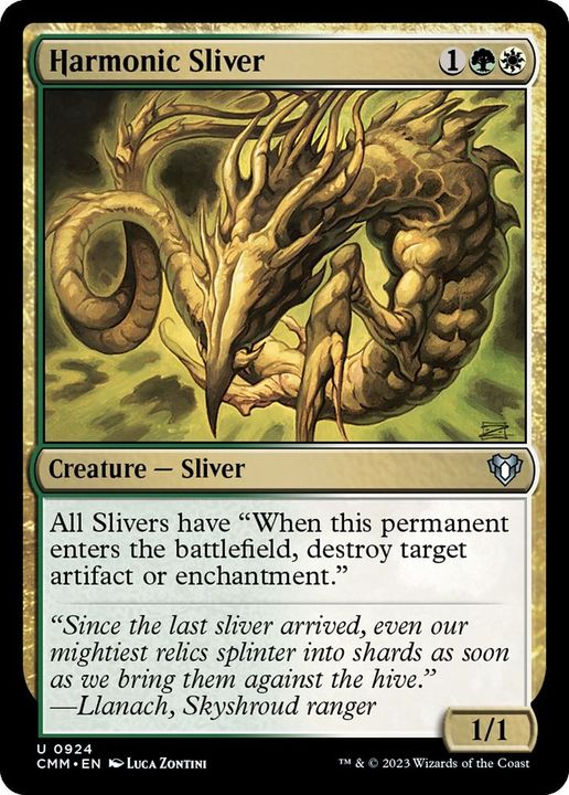 Harmonic Sliver in the group Magic the Gathering / Sets / Commander Masters at Proxyprinters.com (6840)