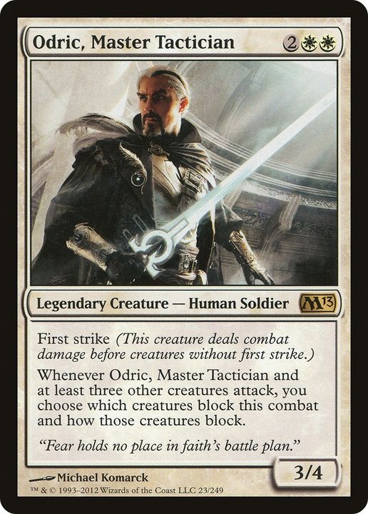 Odric, Master Tactician in the group Magic the Gathering / Sets / Magic 2014 at Proxyprinters.com (68406)