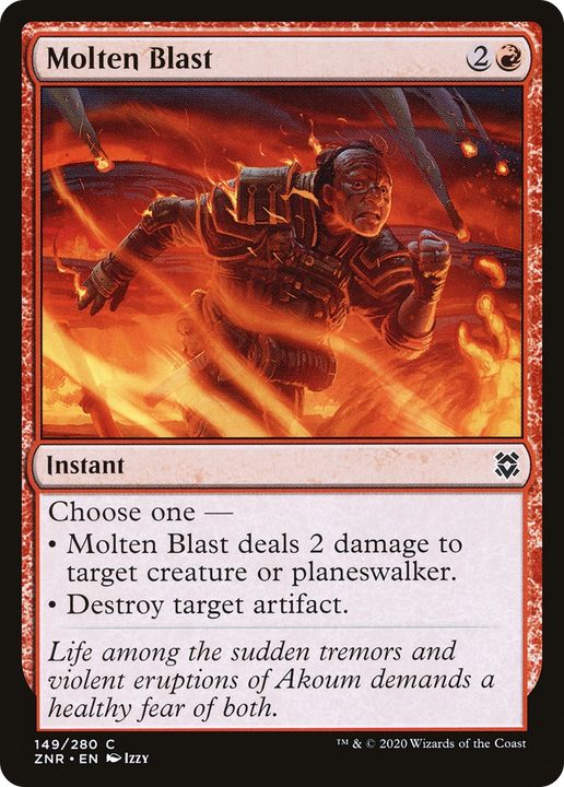 Molten Blast in the group Magic the Gathering / Types / Colors / Red at Proxyprinters.com (68417)