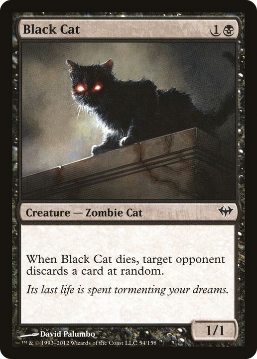 Black Cat in the group Magic the Gathering / Types / Creatures / Zombie at Proxyprinters.com (68418)