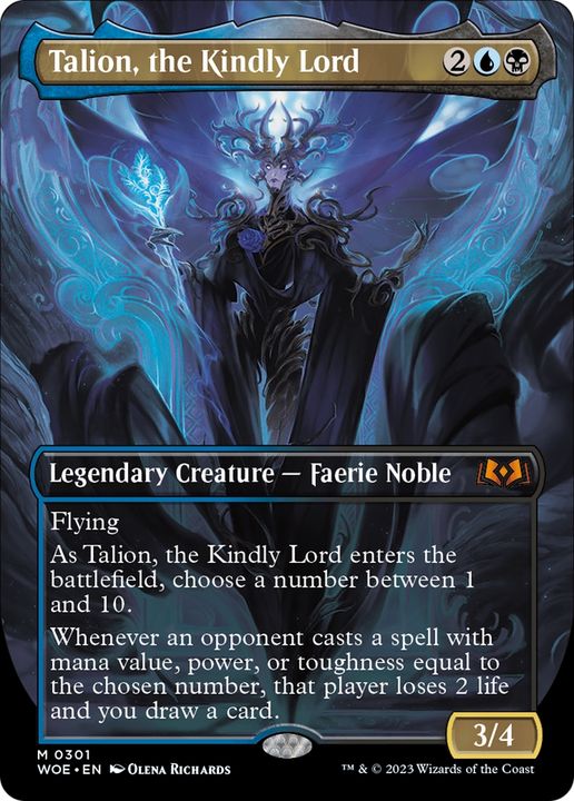 Talion, the Kindly Lord in the group Magic the Gathering / Types / Colors / Multicolors / B, U at Proxyprinters.com (68420)