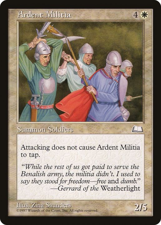 Ardent Militia in the group Magic the Gathering / Sets / Welcome Deck 2016 at Proxyprinters.com (68422)