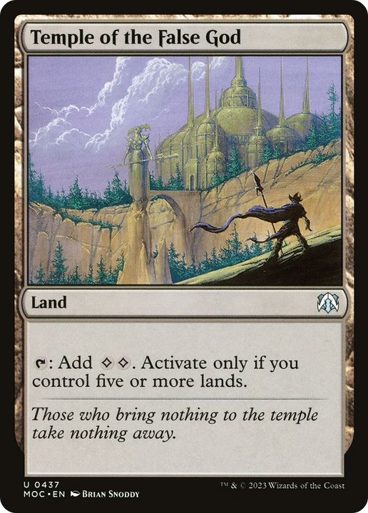 Temple of the False God in the group Magic the Gathering / Types / Colors / Colorless at Proxyprinters.com (68423)